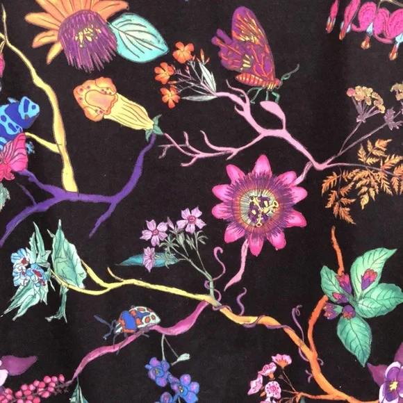 Adidas Poisonous Garden Flower Cropped Hoodie Sweatshirt Gym Workout Outfit M - Picture 10 of 12